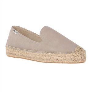 Soludos Espadrille Loafer - Stone Suede